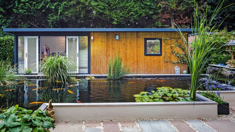 garden room with big windows